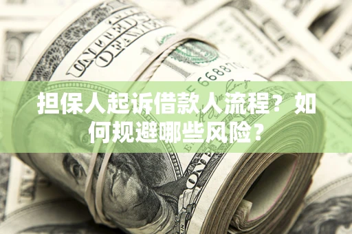 北京担保人起诉借款人流程？如何规避哪些风险？